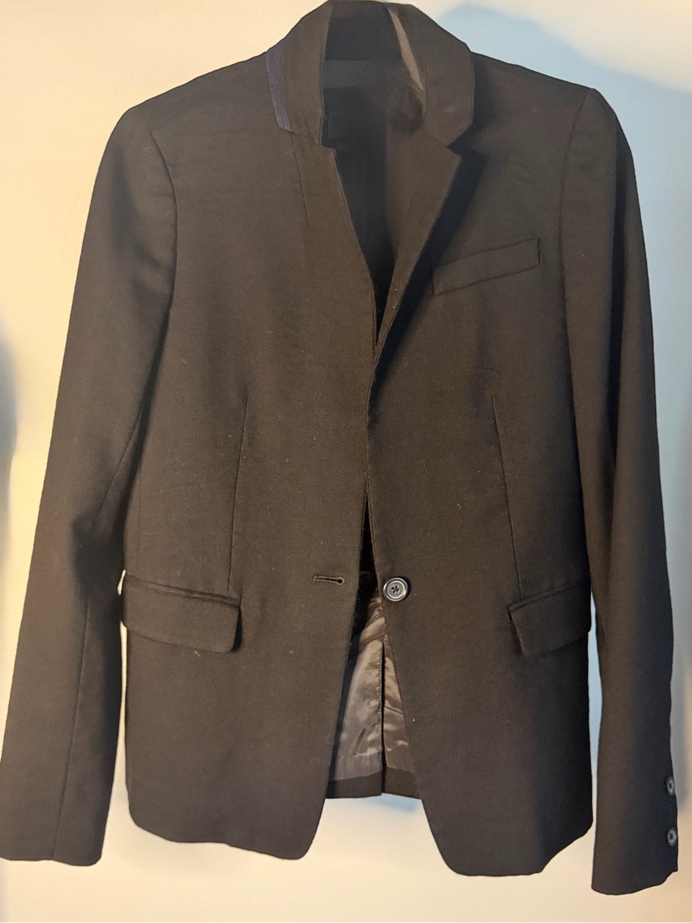 J. Crew Men's Black Single-Breasted Blazer